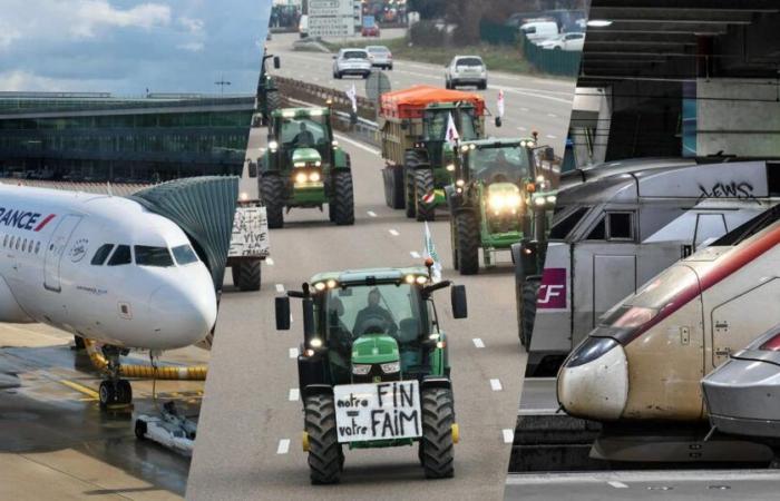 Grèves dans le secteur aérien, les agriculteurs, à la SNCF… Vers une semaine sociale noire à partir du 14 novembre