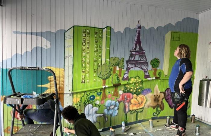 A Honfleur, la salle de la Tour des Marronniers transformée par des jeunes du quartier