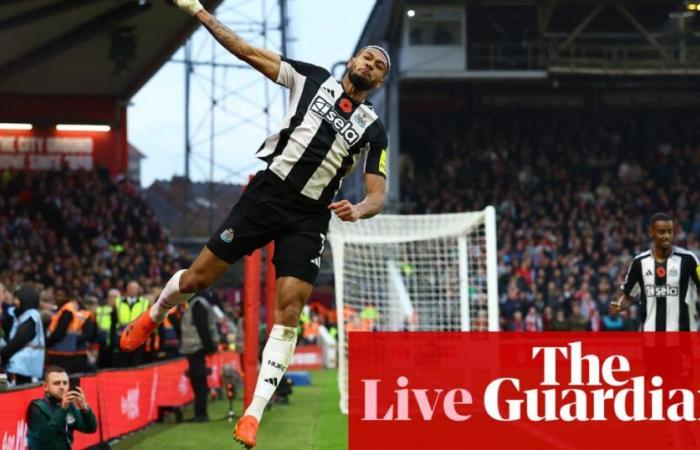 Manchester United 3-0 Leicester, Nottingham Forest 1-3 Newcastle et plus encore : le football – comme c’est arrivé