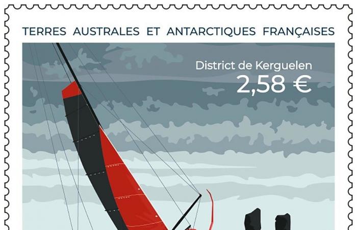 Un timbre unique sur le Vendée Globe émis par les Terres australes et antarctiques françaises