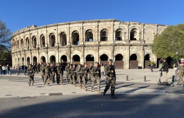 NÎMES La 6ème brigade blindée légère est née devant les arènes