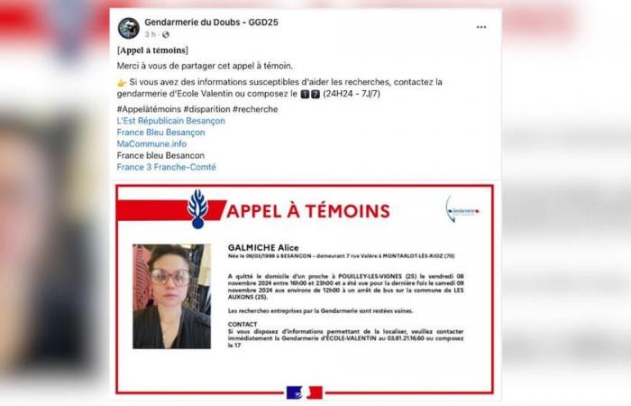 Disparition inquiétante d’Alice, étudiante de 25 ans : ce que l’on sait