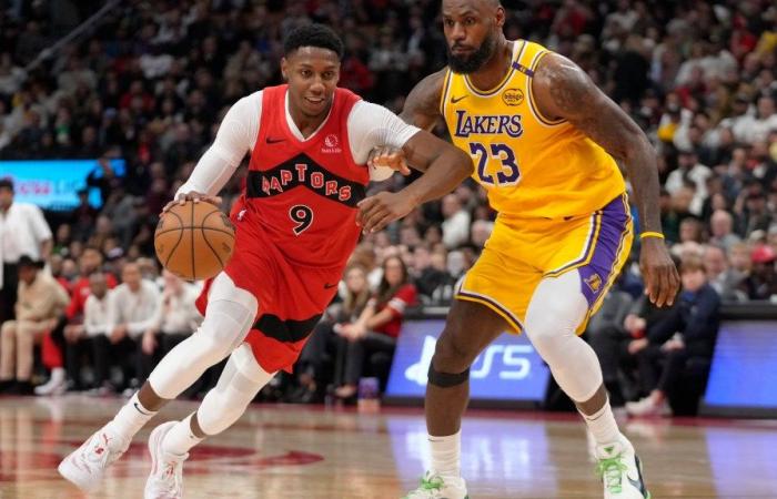 Cotes, choix et pronostics des Raptors de Toronto contre les Lakers de Los Angeles