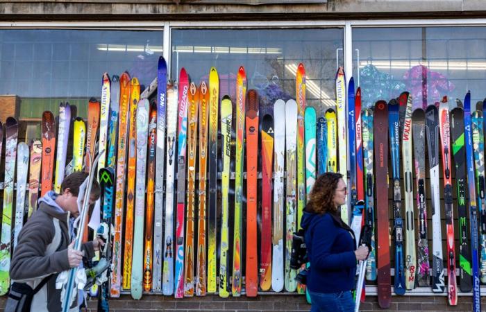 Ralentissement dans les magasins de ski