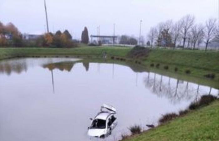 Eurê. Une voiture avec cinq jeunes à bord finit dans un bassin de rétention