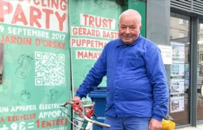 “l’homme en bleu”, cycliste emblématique de la ville, décède heurté par une voiture