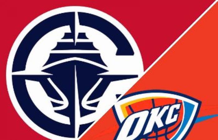 Thunder 134-128 Clippers (11 novembre 2024) Récapitulatif du match