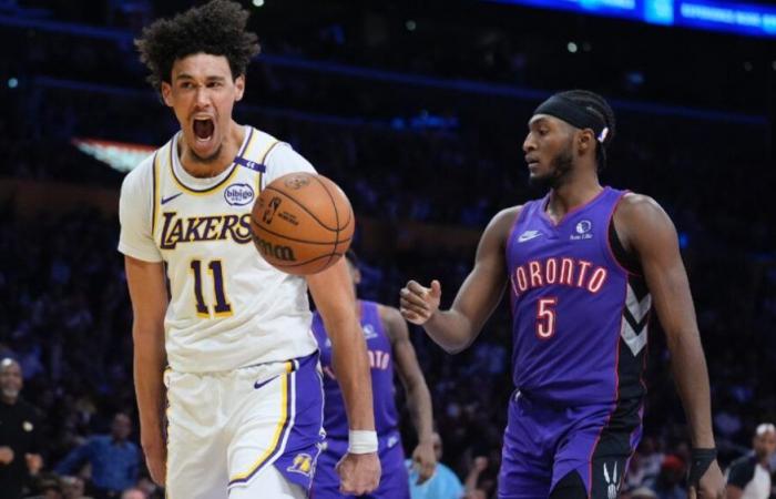 Les Raptors tombent face aux Lakers 123-103 : l’entraîneur Rajakovic corrige ses erreurs