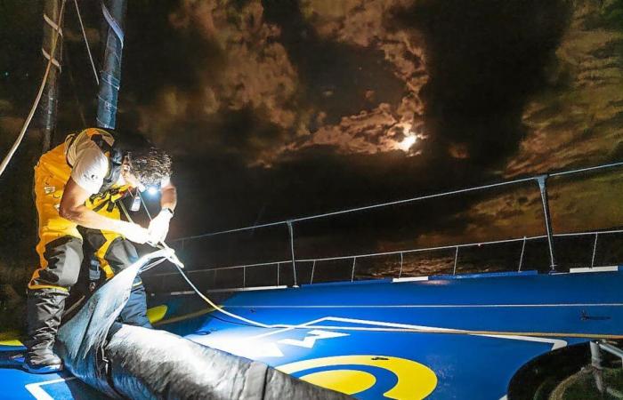 Sur le Vendée Globe, « au moins la nuit on ne voit pas les vagues »