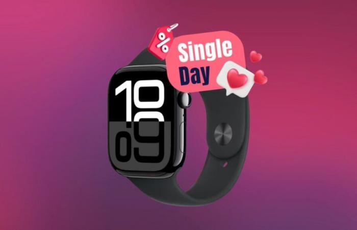 La dernière montre connectée d’Apple a droit à une belle réduction de 110€ lors du Single Day