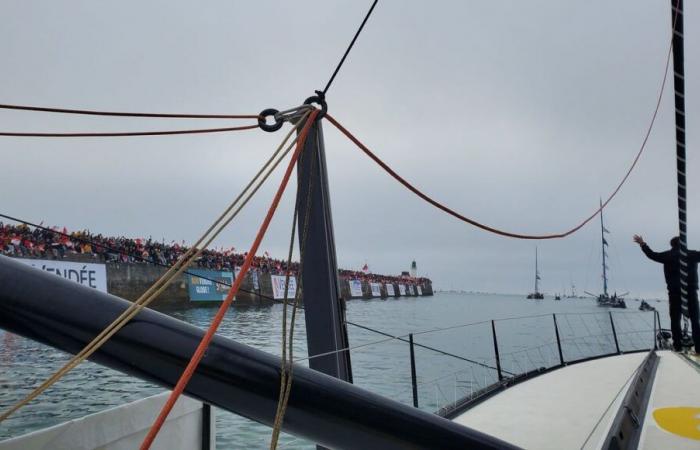 revivez le départ de Jean le Cam à bord de son imoca pour son 6ème Vendée Globe