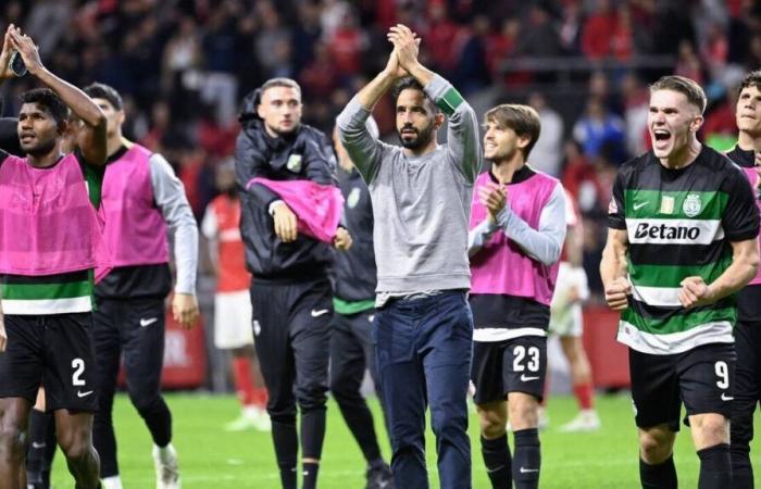 Manchester United. L’entraîneur Ruben Amorim reçoit une standing ovation du Sporting pour sa dernière