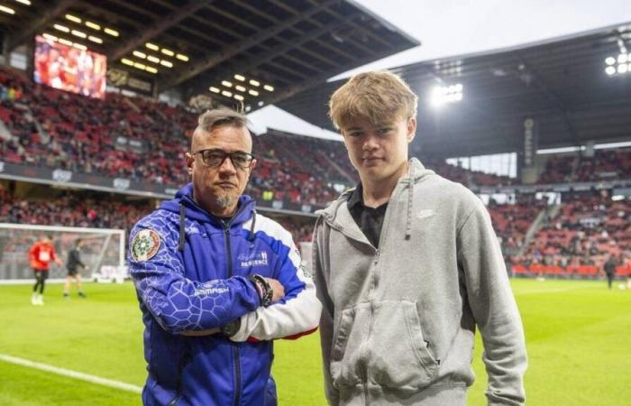 Victime du syndrome post-traumatique, ce militaire a donné le coup d’envoi du match Rennes-Toulouse