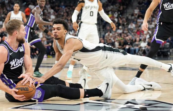 Victor Wembanyama réalise son meilleur match de la saison et les Spurs battent les Sacramento Kings