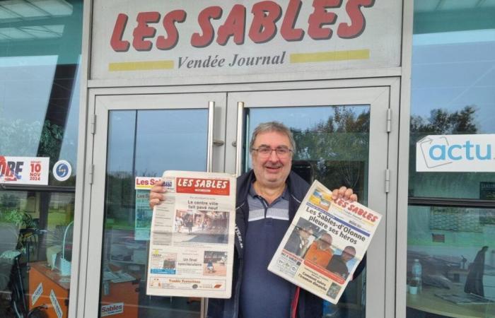 en Vendée, il collectionne depuis 30 ans plus de 1 500 numéros du journal local