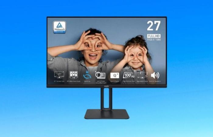 Ce moniteur PC MSI polyvalent et à prix cassé est l’offre idéale pour équiper votre bureau