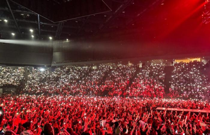 Pitbull en concert à l’Accor Arena de Paris en février 2025