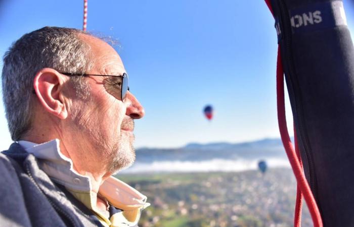 ce pilote de montgolfière émerveillé par son survol de la Haute-Loire