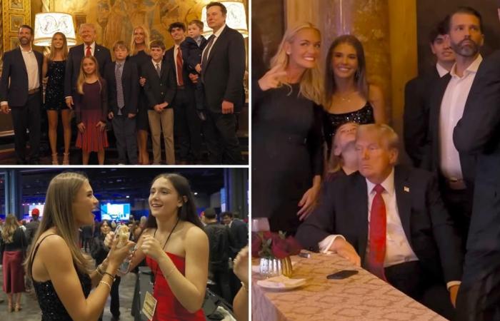 Kai Trump donne un aperçu de la soirée électorale à Mar-a-Lago dans un vlog YouTube