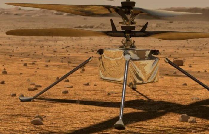 Des débris intrigants découverts sur Mars par un hélicoptère de la NASA