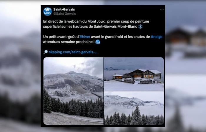 les images impressionnantes des premiers flocons de neige de novembre