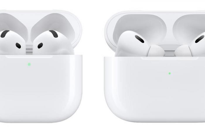 Une mise à jour logicielle pour les AirPods 4 et AirPods Pro 2