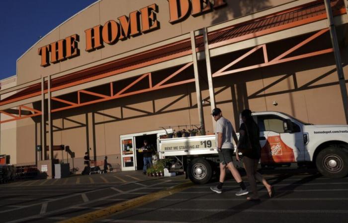 Les résultats du troisième trimestre de Home Depot sont en tête de Wall Street alors que le recul des dépenses de consommation s’atténue un peu