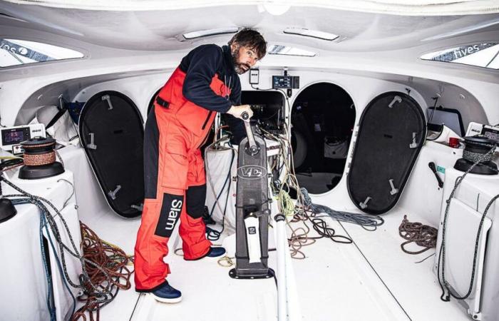 “Je ne réalise pas que nous partons faire un tour du monde”, premières impressions du skipper Louis Duc