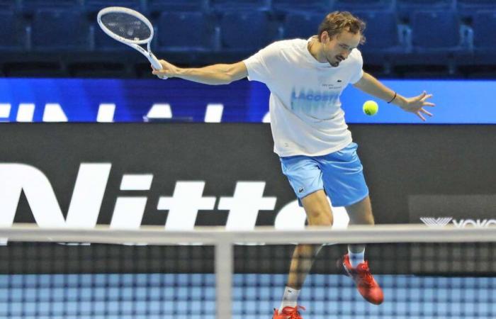 Medvedev Turin 2024 Entraînement | Finales Nitto ATP