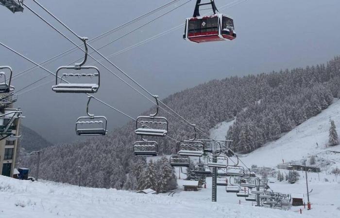 les premières neiges reviennent dans les Alpes-Maritimes