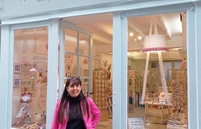 La petite boutique de Louise est située en centre ville, au Mans