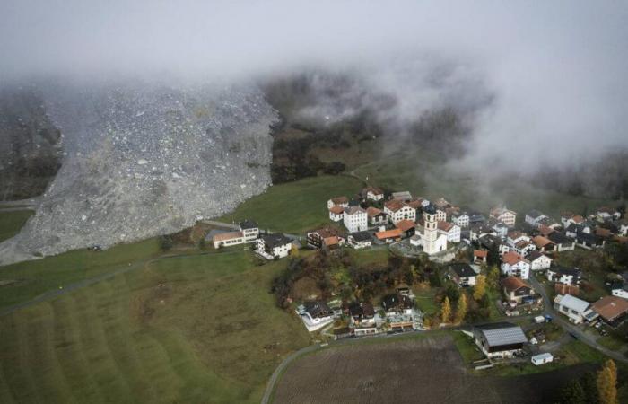 Menacé par un nouveau glissement de terrain, le village de Brienz doit être évacué d’ici dimanche