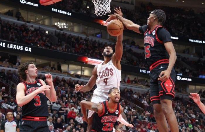 Cleveland Cavaliers 119, Chicago Bulls 113 au United Center – Chicago Tribune