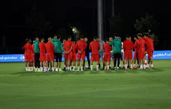 Les Lions de l’Atlas poursuivent leur entraînement