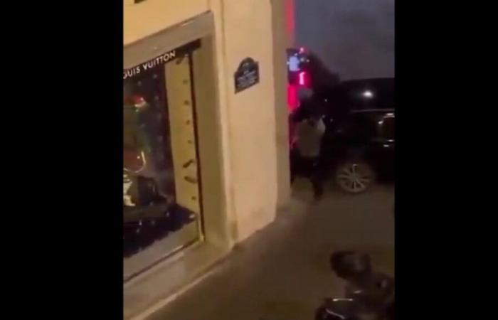 après la vidéo d’un braquage d’un magasin LVMH à Paris, la police les a poursuivis