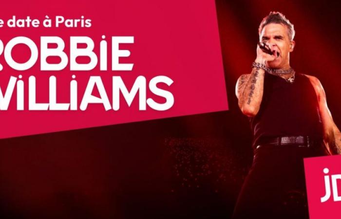 Robbie Williams et concert 2025