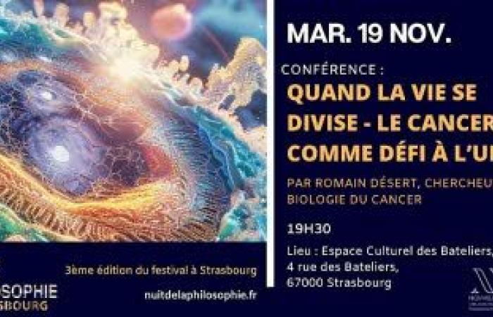 Quand la vie est divisée Le cancer comme défi à l’unité : Conférence à Strasbourg