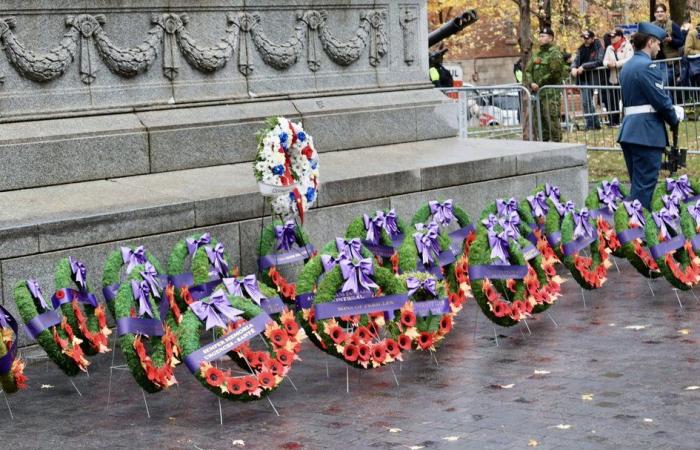 Commémorations du 11 novembre et jour du Souvenir à Montréal