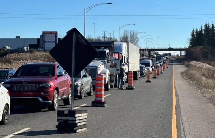 Embouteillage monstre après un accident sur l’autoroute des Laurentides