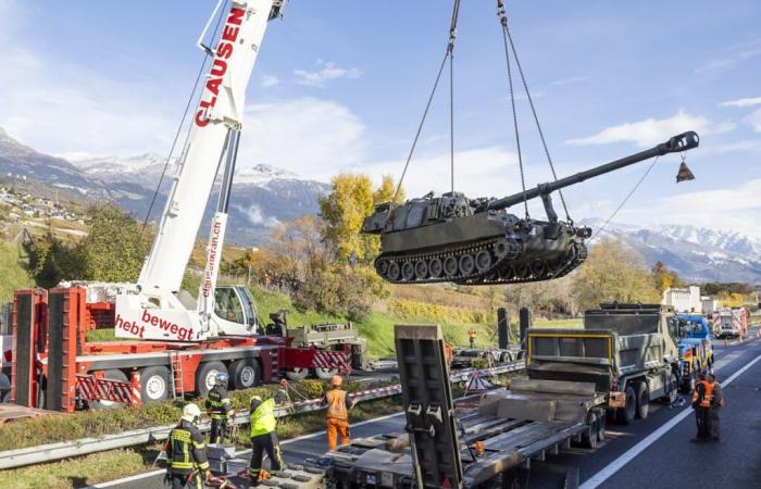 L’A9 rouverte après l’accident de Sierre entre 2 camions de l’armée