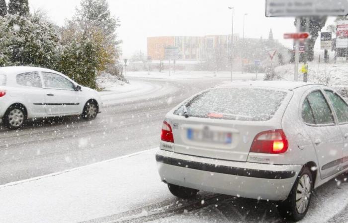 la neige arrive en France, les départements concernés