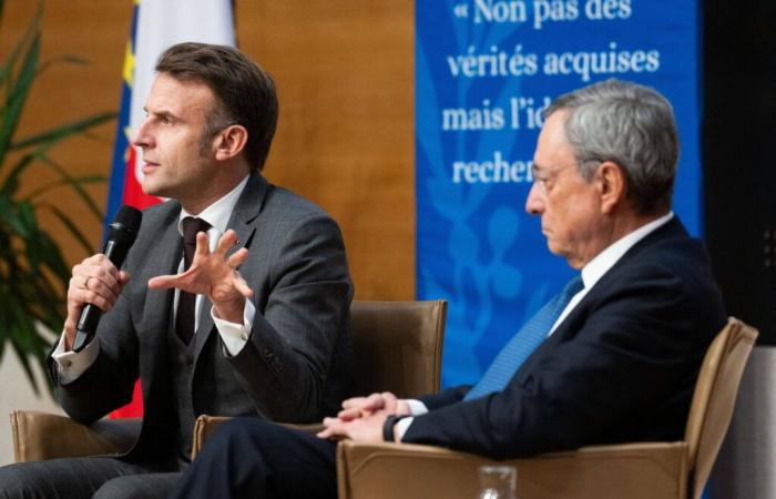 Sur l’Europe, Emmanuel Macron reprend les mêmes mots et recommence