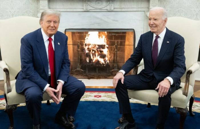 ce que Donald Trump et Joe Biden se sont dit à la Maison Blanche