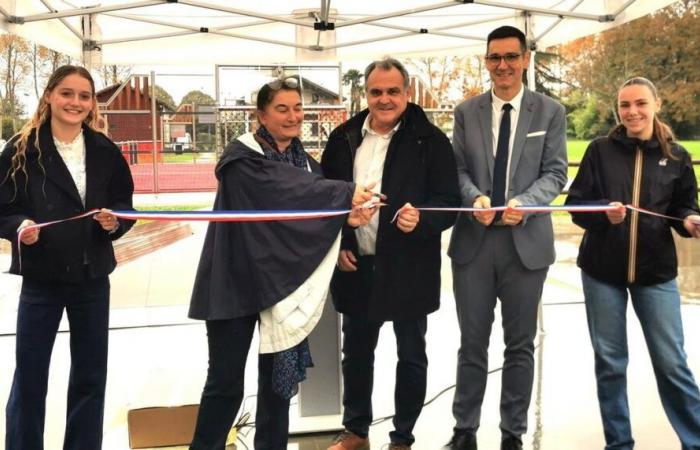 le skatepark, lauréat du budget participatif citoyen, a été inauguré