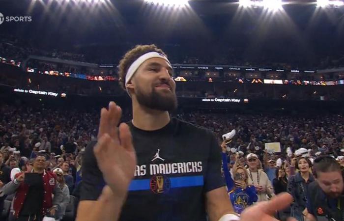 la vidéo hommage aux Warriors pour son retour