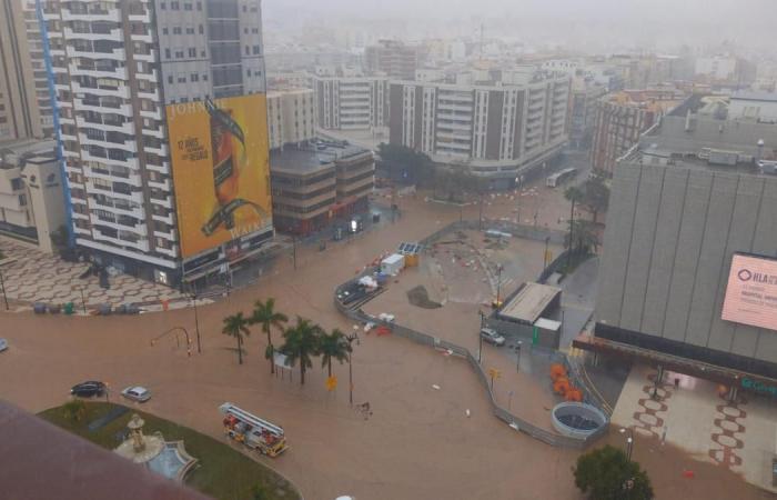 Images des inondations à Malaga par le nouveau DANA