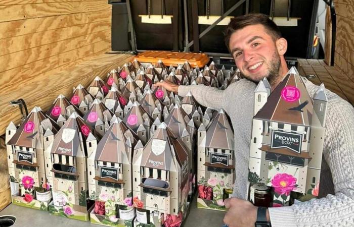 bonbons, bière, miel… il a créé une « Provins Box » remplie de produits à base de rose !