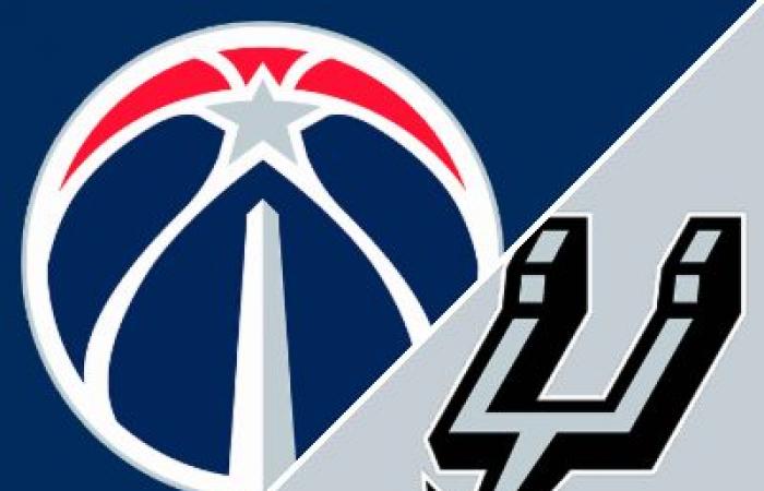 Spurs 139-130 Wizards (13 novembre 2024) Récapitulatif du match