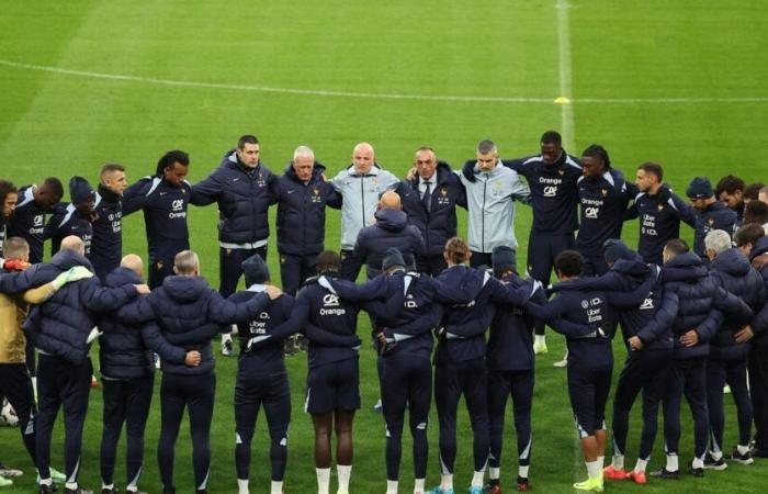 les Bleus ont rendu hommage aux victimes