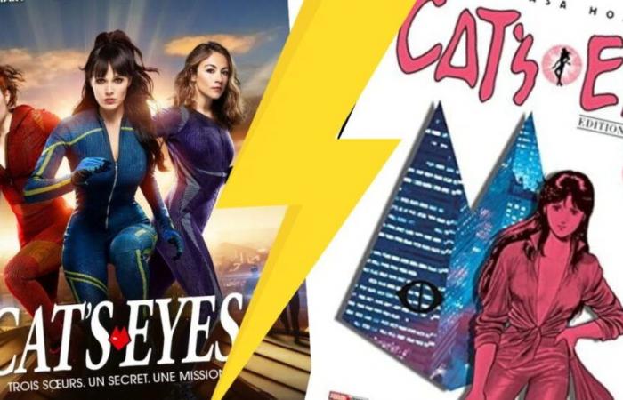 La série « Cat’s Eyes » est-elle un remake fidèle du manga des années 1980 ?